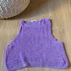 Mikoh Lavender Knit Tank Top